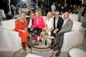 Meghan Looney, Alvise Orsini, Cindy Rachofsky, Jennifer Eagle, Geoffroy Van Raemdonck, John Eagle (Photo by Bruno, Snap the Picture)