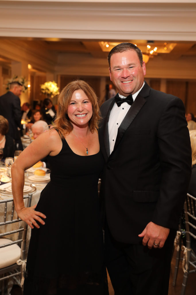 Lara Bloomgren and Rice football coach Mike Bloomgren at 'An Evening in Rice's Honour.' (Photo by Priscilla Dickson)