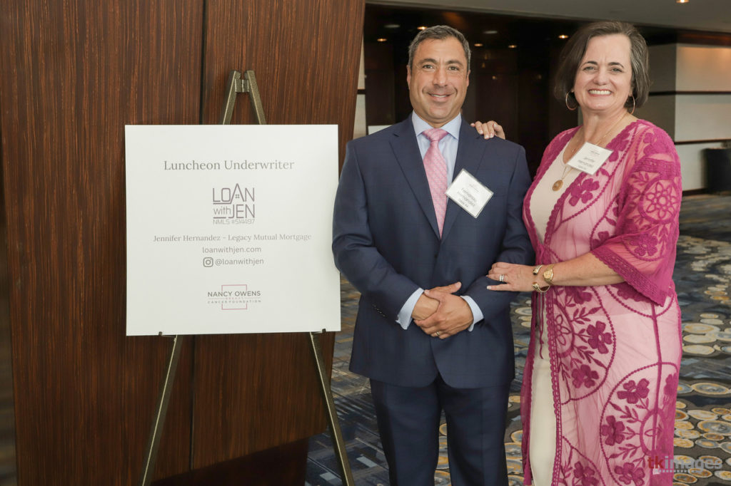Fernando Hernandez, Jennifer Hernandez at the Nancy Owens Breast Cancer Foundation annual luncheon. (Photo courtesy of TK Images)