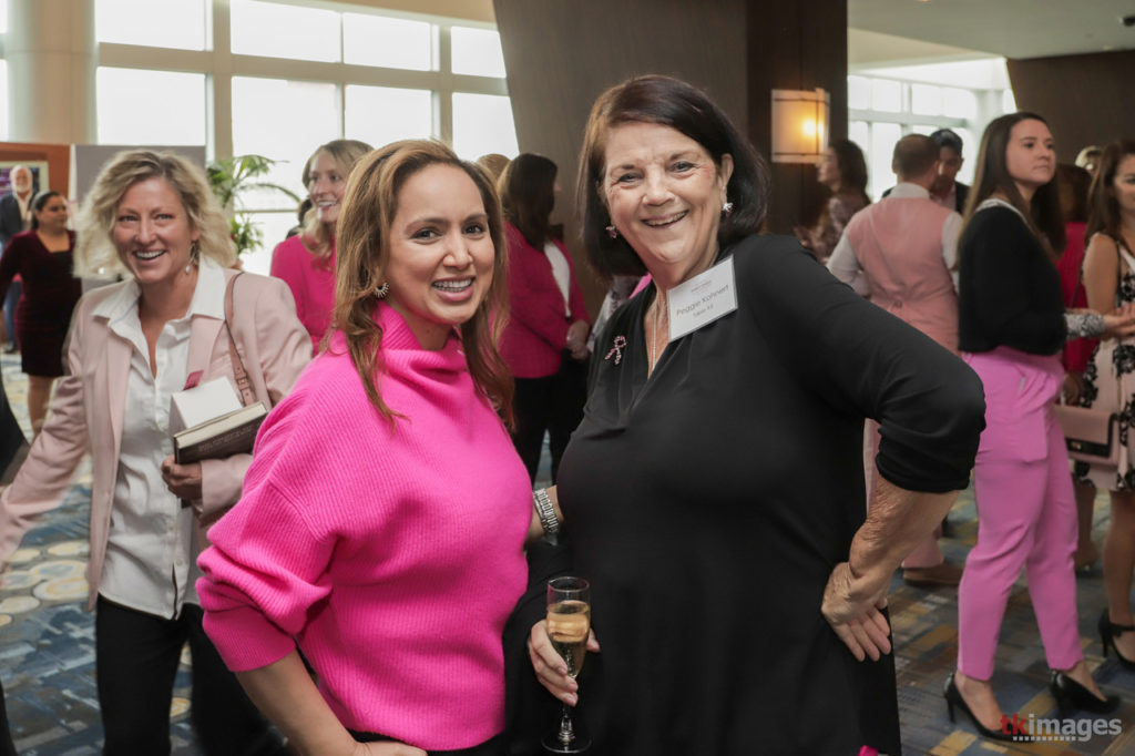 Kasteena Parikh, Peggie Kohnert at the Nancy Owens Breast Cancer Foundation annual luncheon. (Photo courtesy of TK Images)