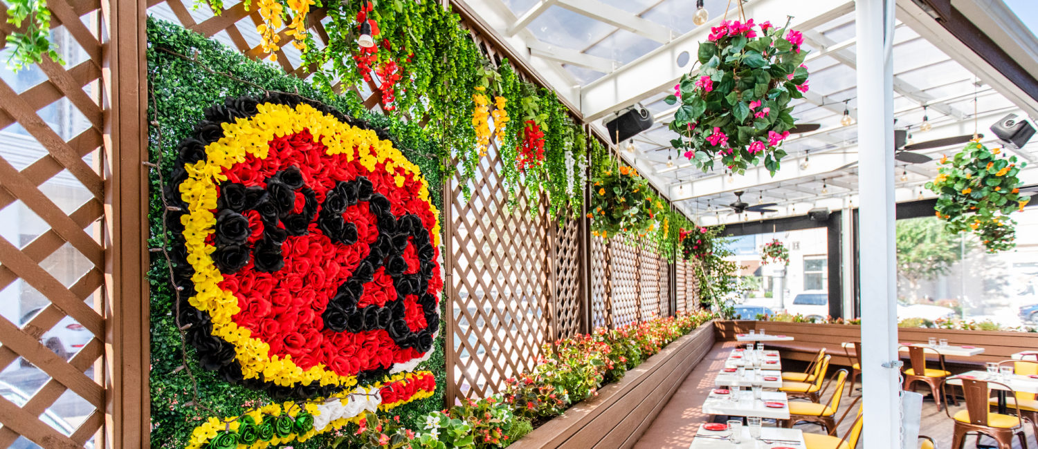 The outdoor patio at the new Numero28 in Highland Village. (Photo by Becca Wright)