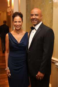Paula and President Reginald DesRoches (Photo by Priscilla Dickson)