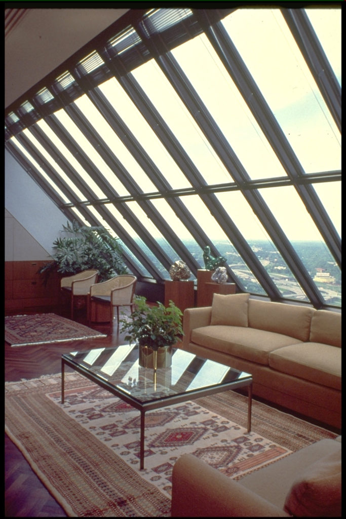 Pennzoil Corporate interiors which brought Gensler to Houston in 1972. (Photo courtesy of Gensler)