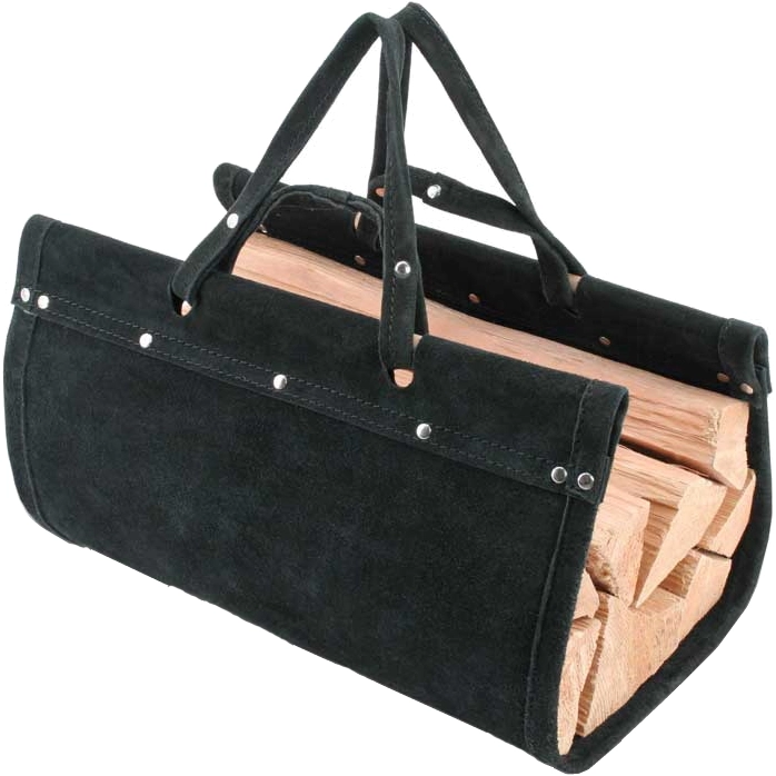Pilgrim Top Grain Wood Carrier – Black Suede
