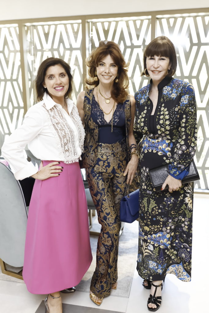 Stacy Lindseth, Marla Hurley, Shelby Hodge at the Una Notte in Italia luncheon held at Zadok Master Jewelers. (Photo by Quy Tran)