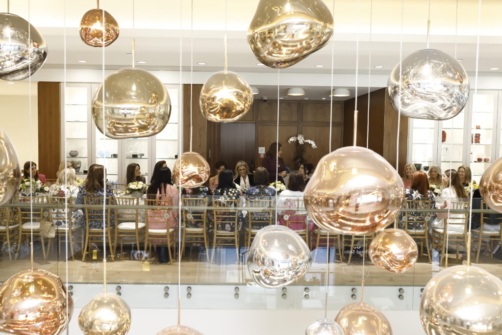 Zadok Master Jewelers hosts the Una Notte in Italia dinner for top sponsors and wives of men on the catwalk. (Photo by Quy Tran)