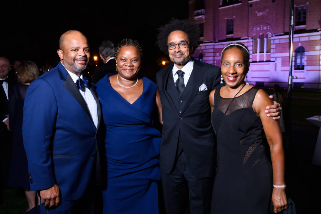 Reginald Martin & Merinda Watkins-Martin, Alexander & Jeanette Byrd at 'The Investiture Gala' on the Rice University campus.