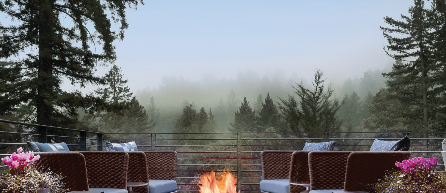 Each Canyon Ranch spa, including this one in Woodside, California, plays off the surrounding environment.