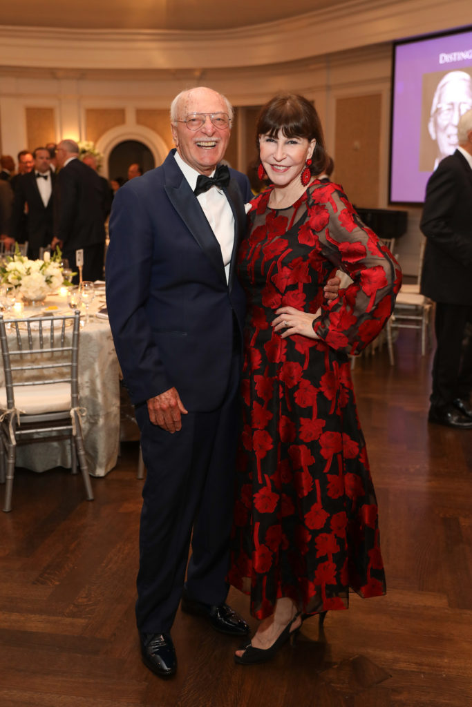 Shafik Rifaat and Shelby Hodge at 'An Evening in Rice's Honour.' (Photo by Priscilla Dickson)