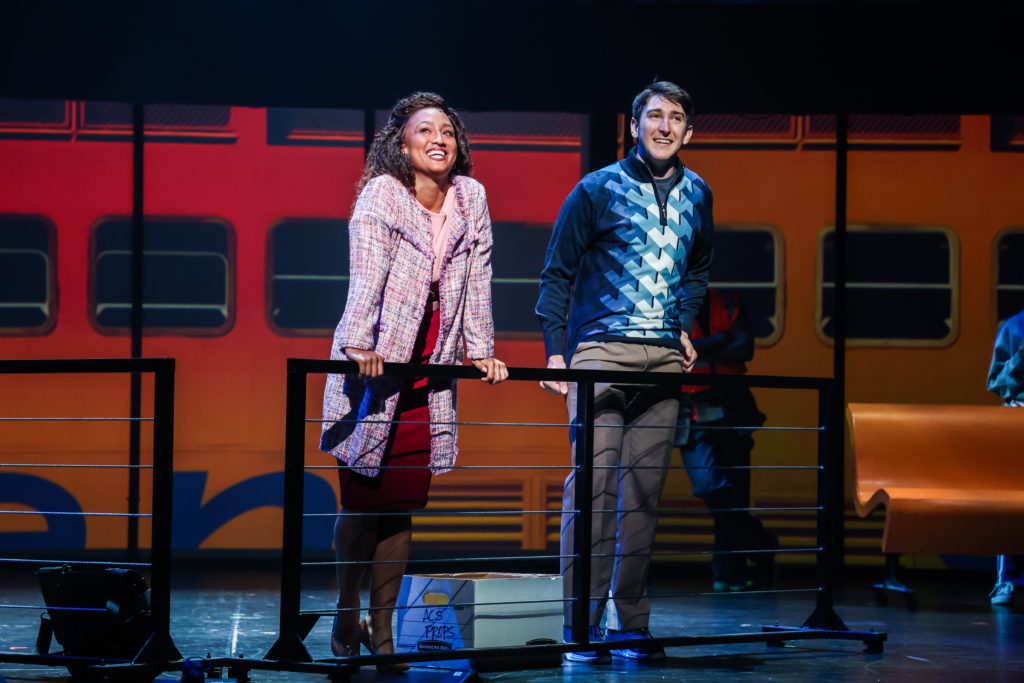 The musical comedy also brings the romance.  (Photo by Melissa Taylor)