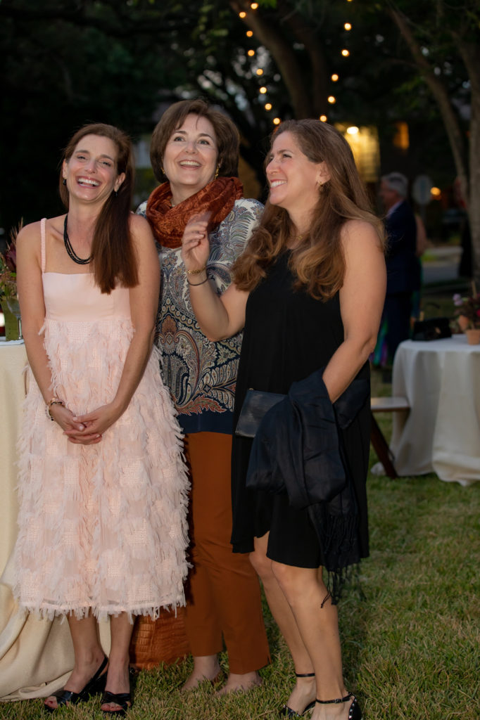 Tracy Pesikoff, Rebecca Rabinow, Audrey Fersten at the 'Party in the Park' fundraiser. (Photo by Miroma Photography and Design)