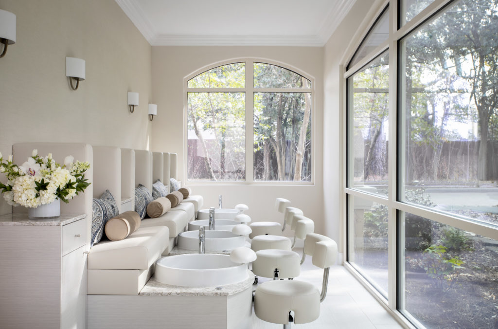 Treat your fingers and toes to a mani-pedi at the recently renovated Trellis Spa Pedicure Vista Room. (Photo by Courtesy of The Houstonian Hotel, Club and Spa)