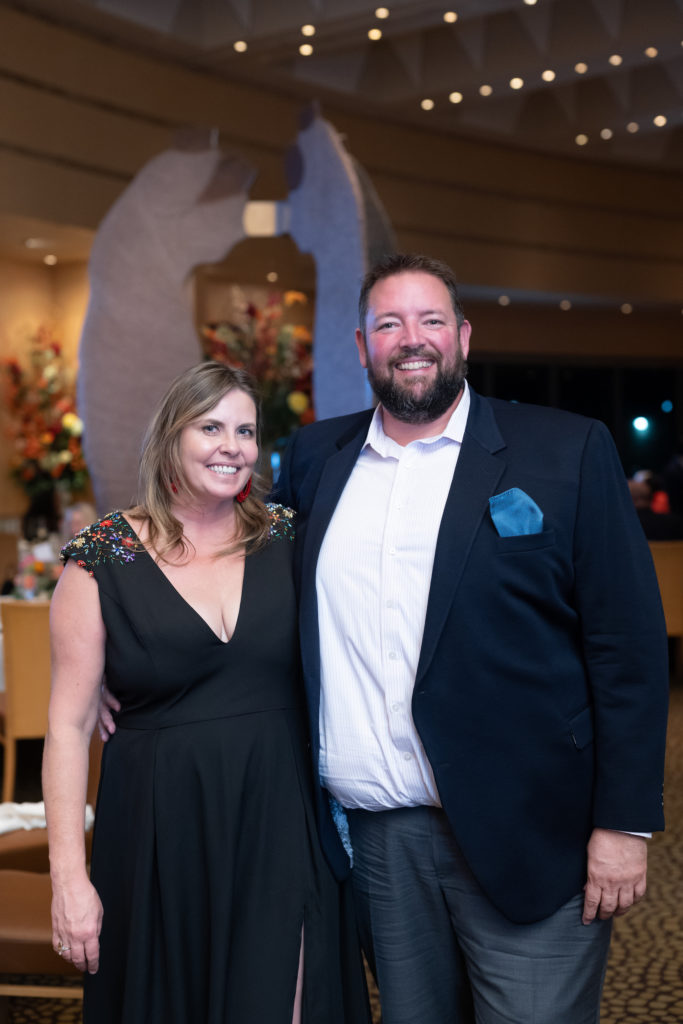 Vanessa & Chuck Ames at the 'Honoring Texas Victims' dinner at Tony's  (Photo by Daniel Ortiz)