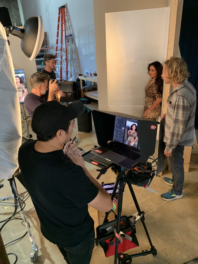 A launch party turned photoshoot.