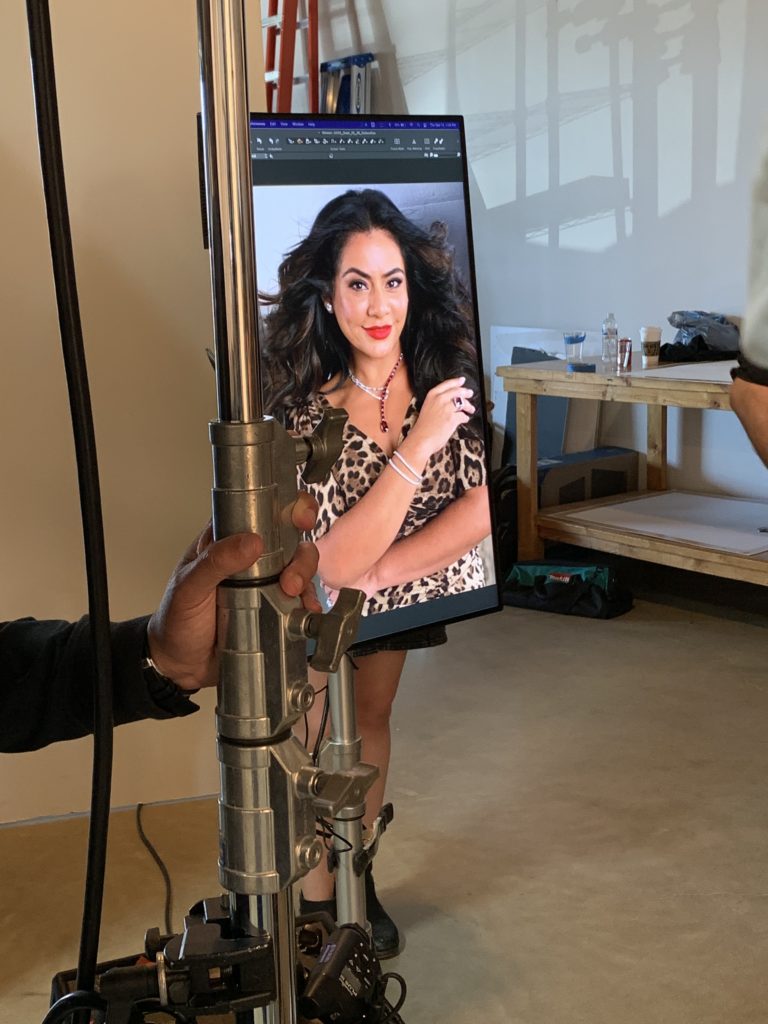 Each guest was adorned in de Boulle jewels for the shoot.