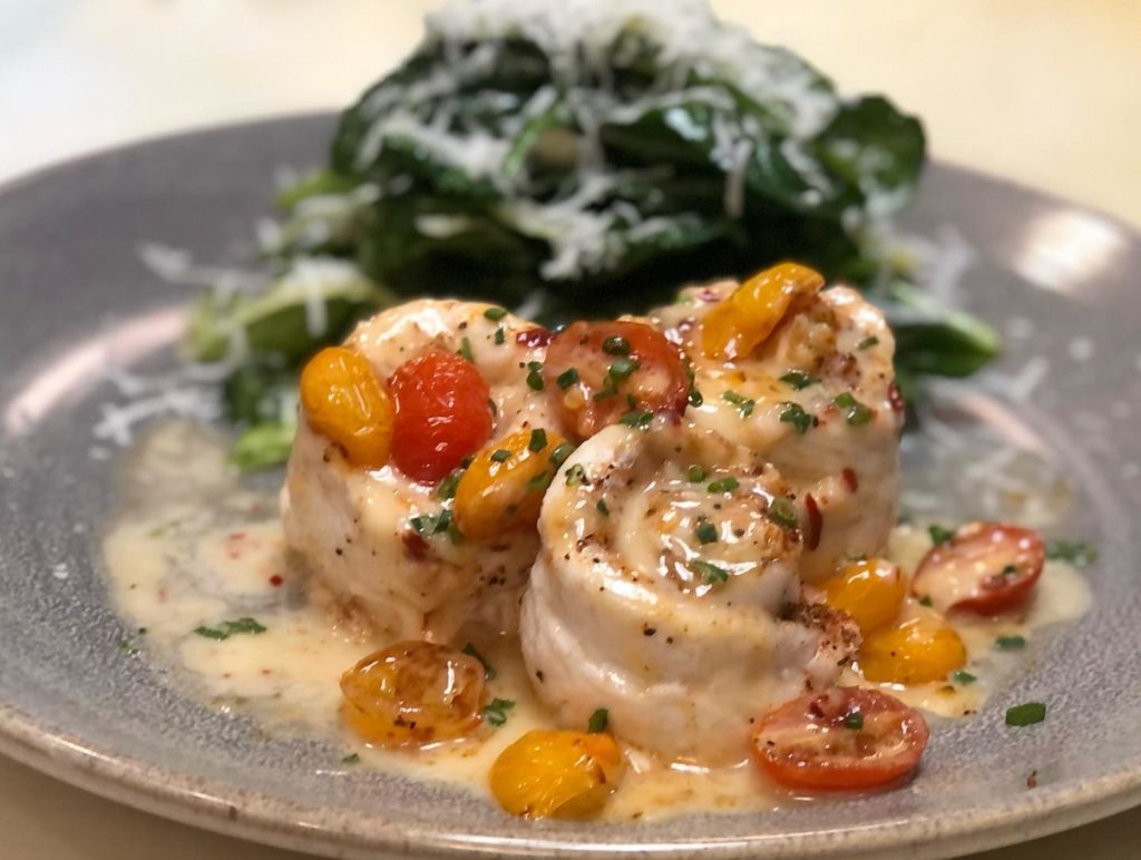  A recent fish dish at Felipe Armenta's Pacific Table.