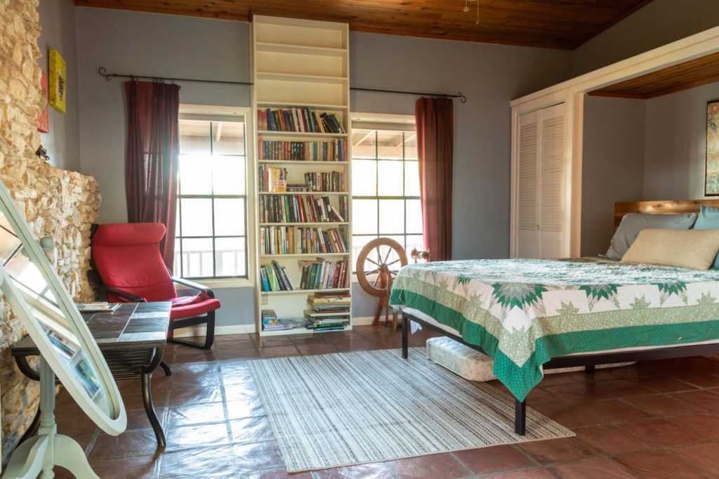 Jester King Inn Austin is a former brewery turned Inn in a countryside worthy setting.