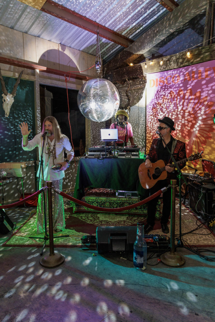 Denverado, DJ Melodic, John Boyd at Disco Cowboy Thank You Party (Photo by Jordan Geibel)