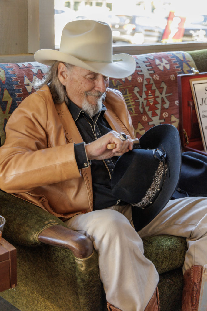 Larry Olson at The Halles Sip & Shop (Photo by Jordan Geibel)