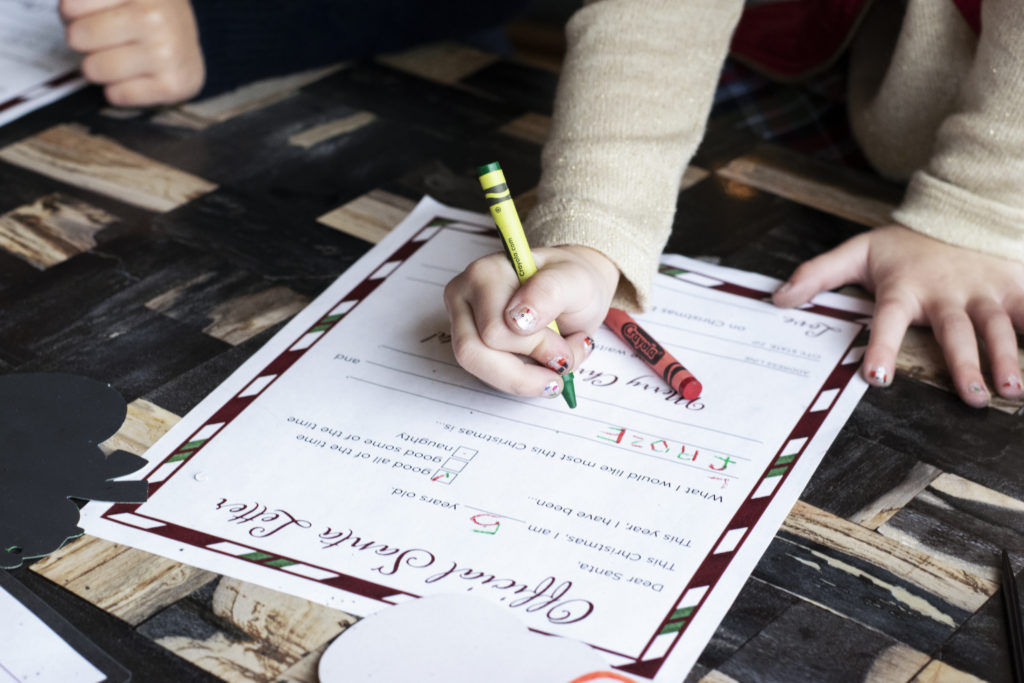 Jot off a quick note to Santa all from the convenience of the Resort.