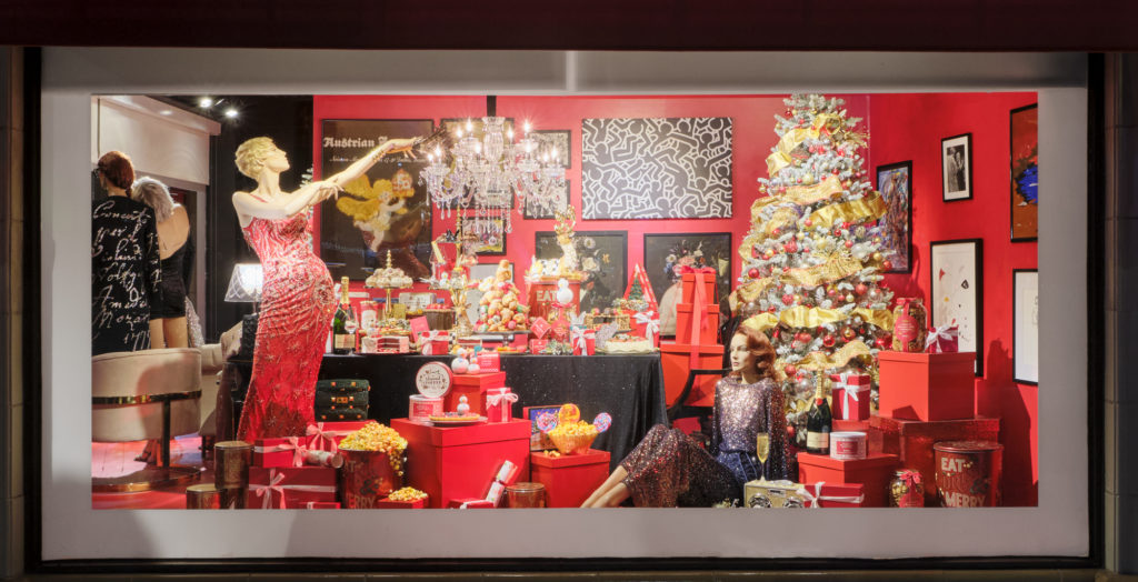 Neiman Marcus window display. 
