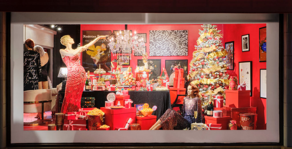 2022 Baccarat Holiday Window at Neiman Marcus Downtown Dallas