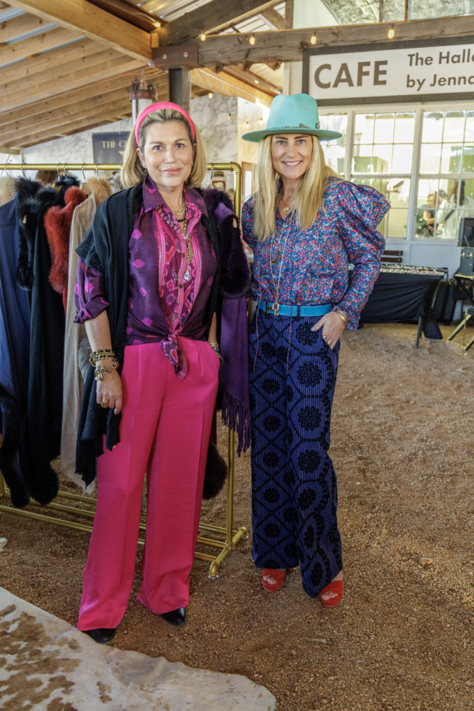 Valerie Willette of La Lo La Clothing, Lady Lancaster's Elizabeth Leaman at The Halles Sip & Shop (Photo by Jordan Geibel)