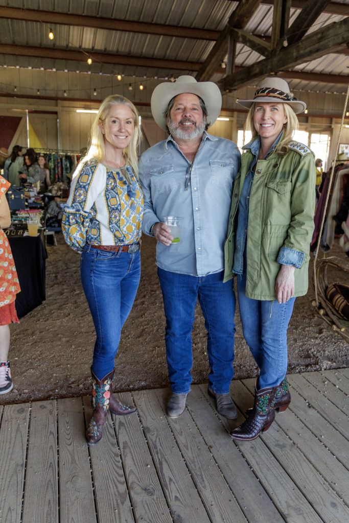Marita Fairbanks, Matt McCarroll, Lisa Hough at The Halles Sip & Shop (Photo by Jordan Geibel)