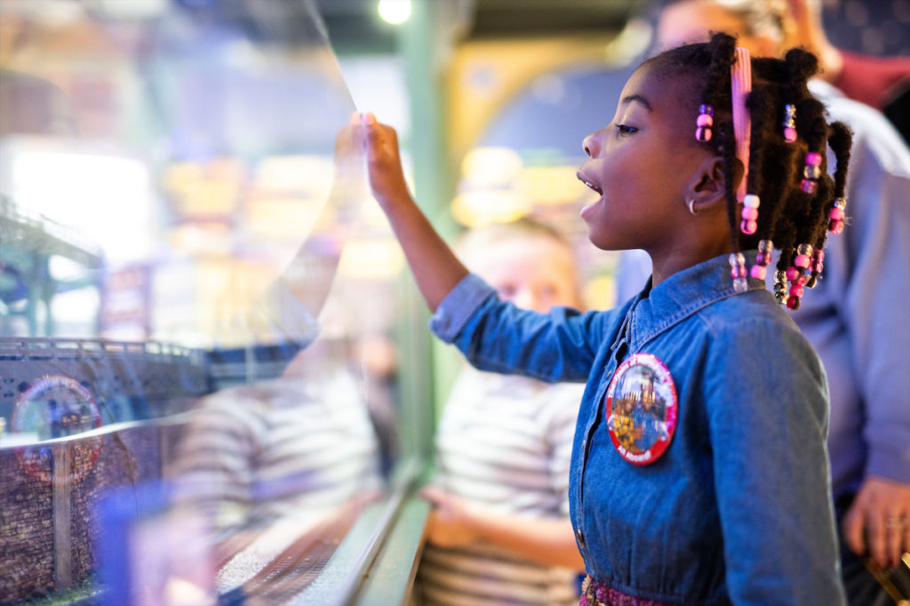 Guests at the 2022 opening of the Trains at NorthPark. (Photo by Bret Redman)
