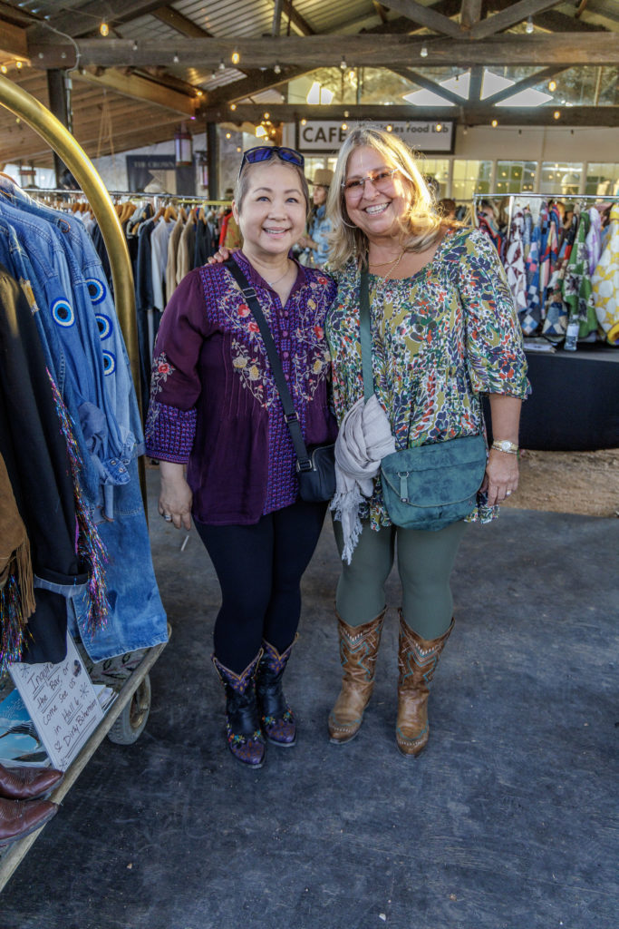 Frances Chenne, Jan Ray at The Halles Sip & Shop (Photo by Jordan Geibel)