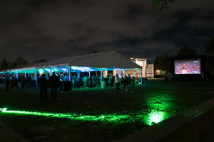 The Buffalo Bayou Partnership party tent. (Photo by Daniel Ortiz)