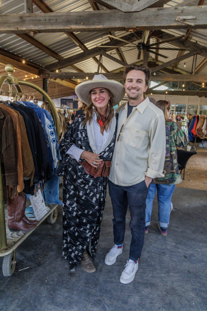 Dirty Bohemian and Crown Halles' Beth Weishuhn, Jasper Stone at The Halles Sip & Shop (Photo by Jordan Geibel)