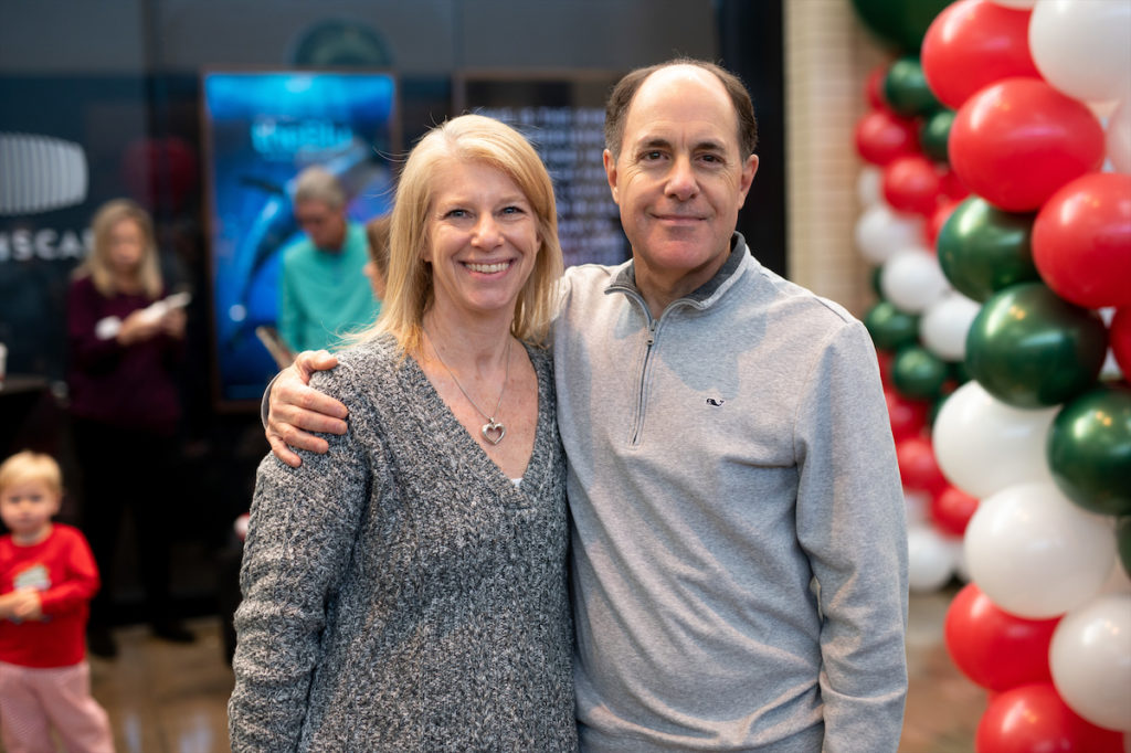 Kris and Jill Cumnock, CEO of the Ronald McDonald House of Dallas. (Photo by Bret Redman)