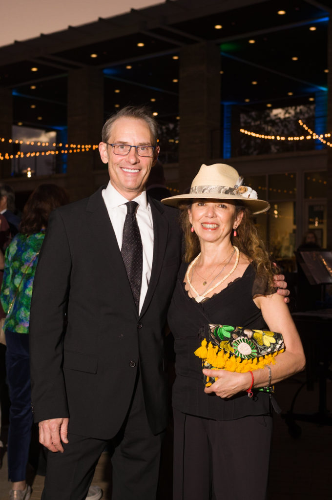 Greg Hartman, Cecelia Alatriz at the Buffalo Bayou Partnership gala. (Photo by Daniel Ortiz)