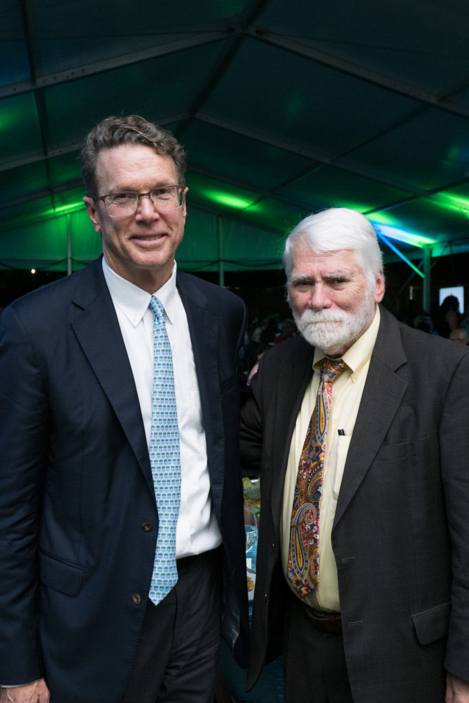 Guy Hagstette, Andy Icken at the Buffalo Bayou Partnership gala. (Photo by Daniel Ortiz)
