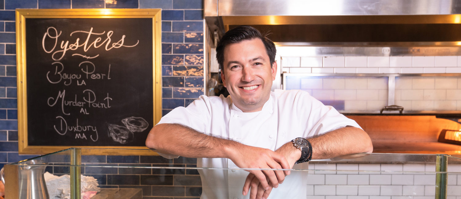 Chef Aaron Bludorn’s second Houston restaurant dubbed Navy Blue brings seafood to Rice Village. (Photo by Michael Anthony)