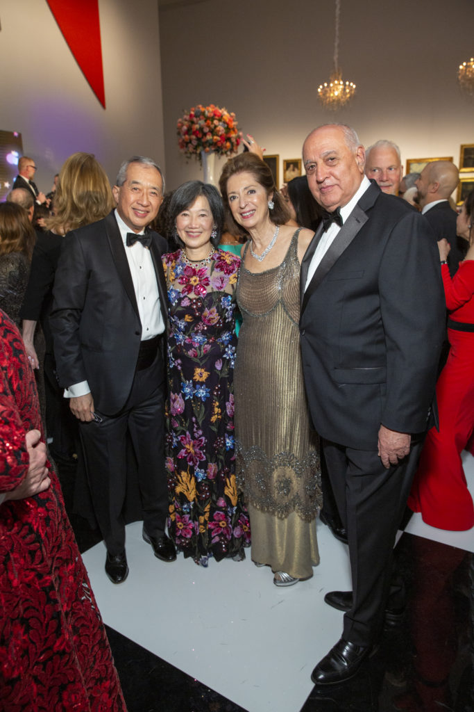 Albert & Anne Chao, Lily & Hamid Kooros at the  Museum of Fine Arts Houston Grand Gala Ball(Photo by Jenny Antill)