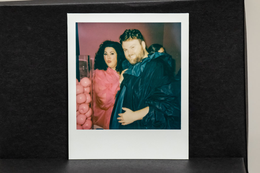 Ashley Longshore, Corbin Chamberlin  (Photo by Bruno Snap the Picture and Polaroids by Ashley Longshore and Ali Williams)