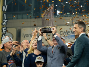 Yordan Alvarez hits a 3-run home run in the sixth inning as The Houston Astros and Philadelphia Phillies met for Game Six of the World Series Saturday at Minute Maid Park