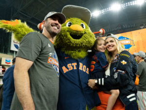 Yordan Alvarez hits a 3-run home run in the sixth inning as The Houston Astros and Philadelphia Phillies met for Game Six of the World Series Saturday at Minute Maid Park
