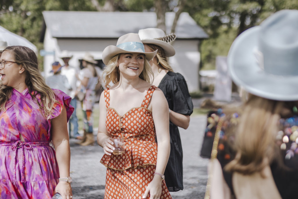Audrey Sarver at The Cotton Pearl Motel brunch reveal in Round Top. (Photo by Daniel Ortiz)