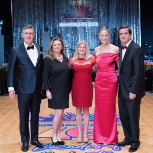Board President Larry Hanrahan and Cookie, Cristina Vetrano and Allison and Dan Connally photo by Daniel Ortiz