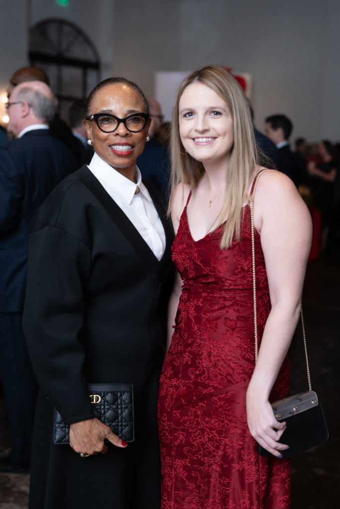  Phyllis Williams, Katie Whalley at the Brighter Bites 10th anniversary gala. (Photo by Daniel Ortiz)