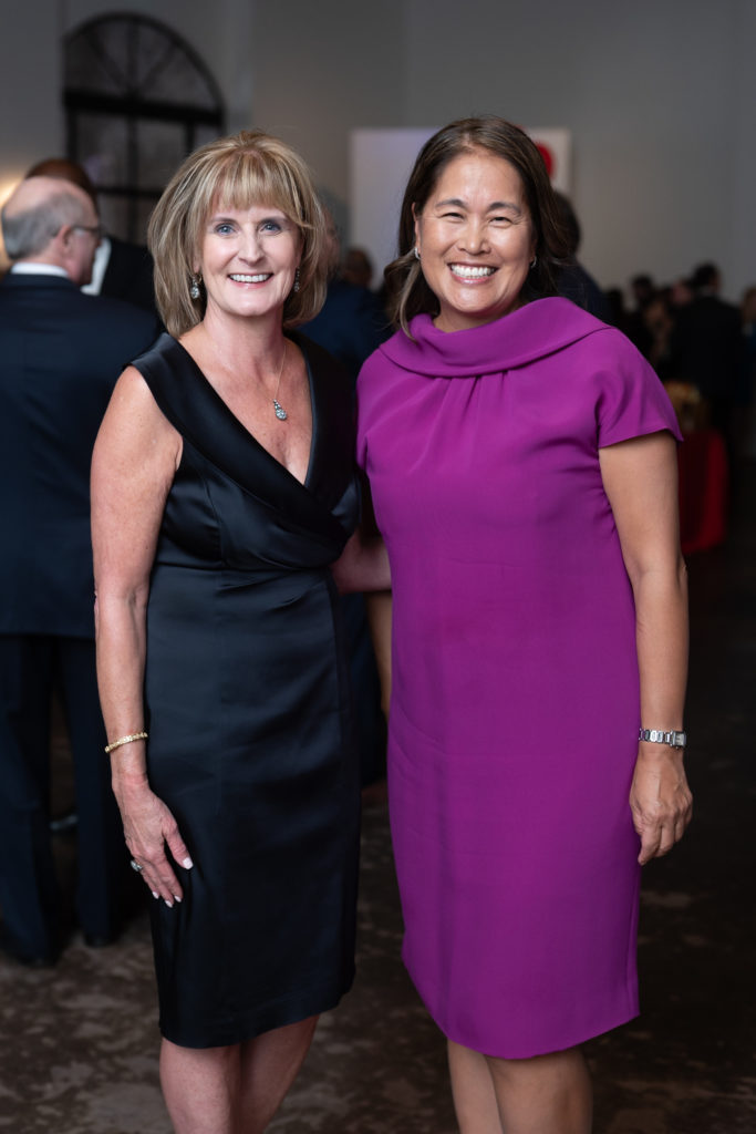 Mary Whalley, Grace Kim at the Brighter Bites 10th anniversary gala. (Photo by Daniel Ortiz)