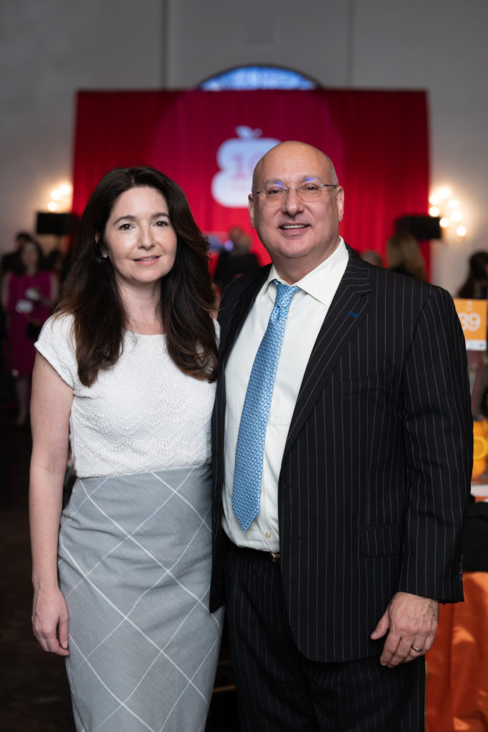 Leticia Gutierrez, Gilbert Garcia at the Brighter Bites 10th anniversary gala. (Photo by Daniel Ortiz)