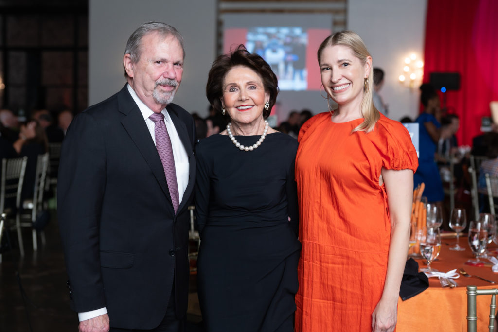 Marc Grossberg, Cyvia Wolff, Isabel David at the Brighter Bites 10th anniversary gala. (Photo by Daniel Ortiz)