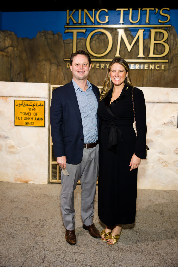 Buddy & Kylie Carruth at the HMNS mummy reveal soirée. (Photo by Mike Rathe)