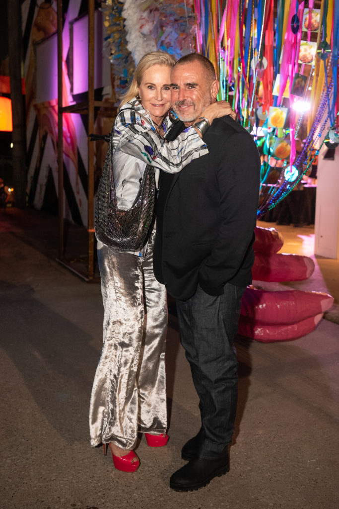 Cathy Echols & Bryan Downey at Orange Show Gala (Photo by David DeHoyos)