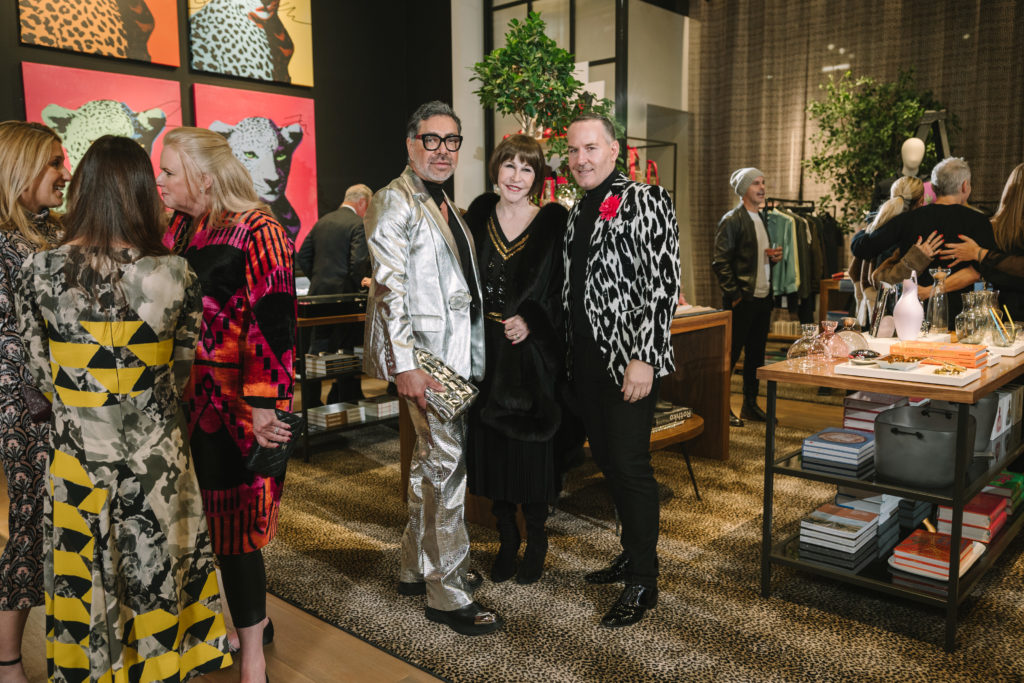 Ceron, Shelby Hodge, Brian Bolke at The Conservatory post-opening bash in River Oaks District. (Photo by Johnny Than)