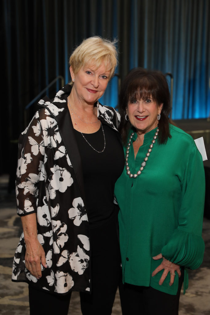 Chairs Elizabeth "Peach" Ray, Susan S Soussan at the Women of Substance luncheon. (Photo by Priscilla Dickson)